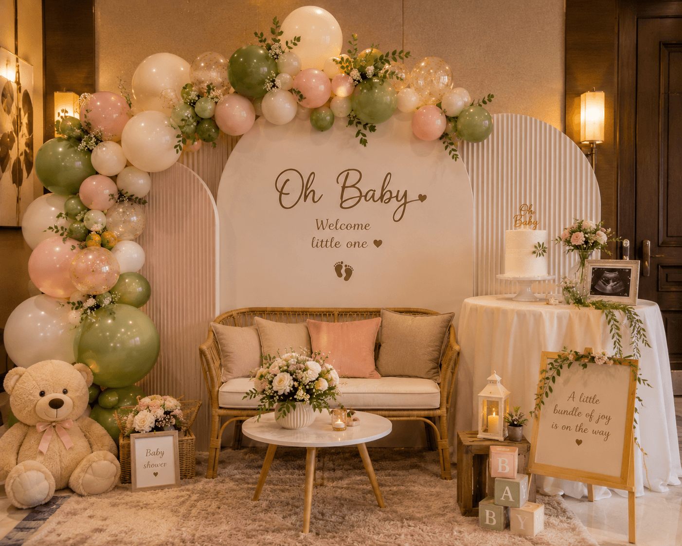 Baby Showers styling detail