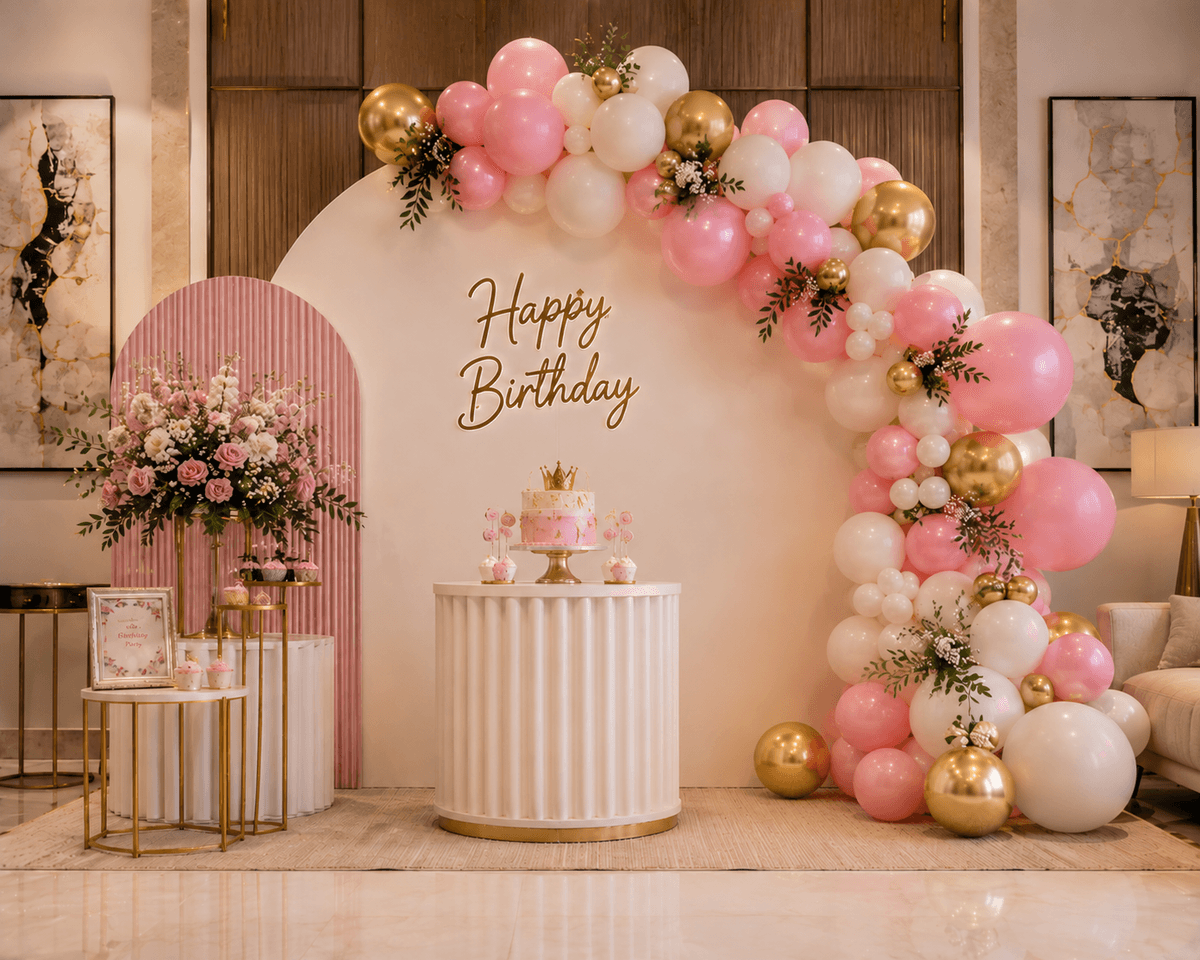 Luxurious birthday party decoration