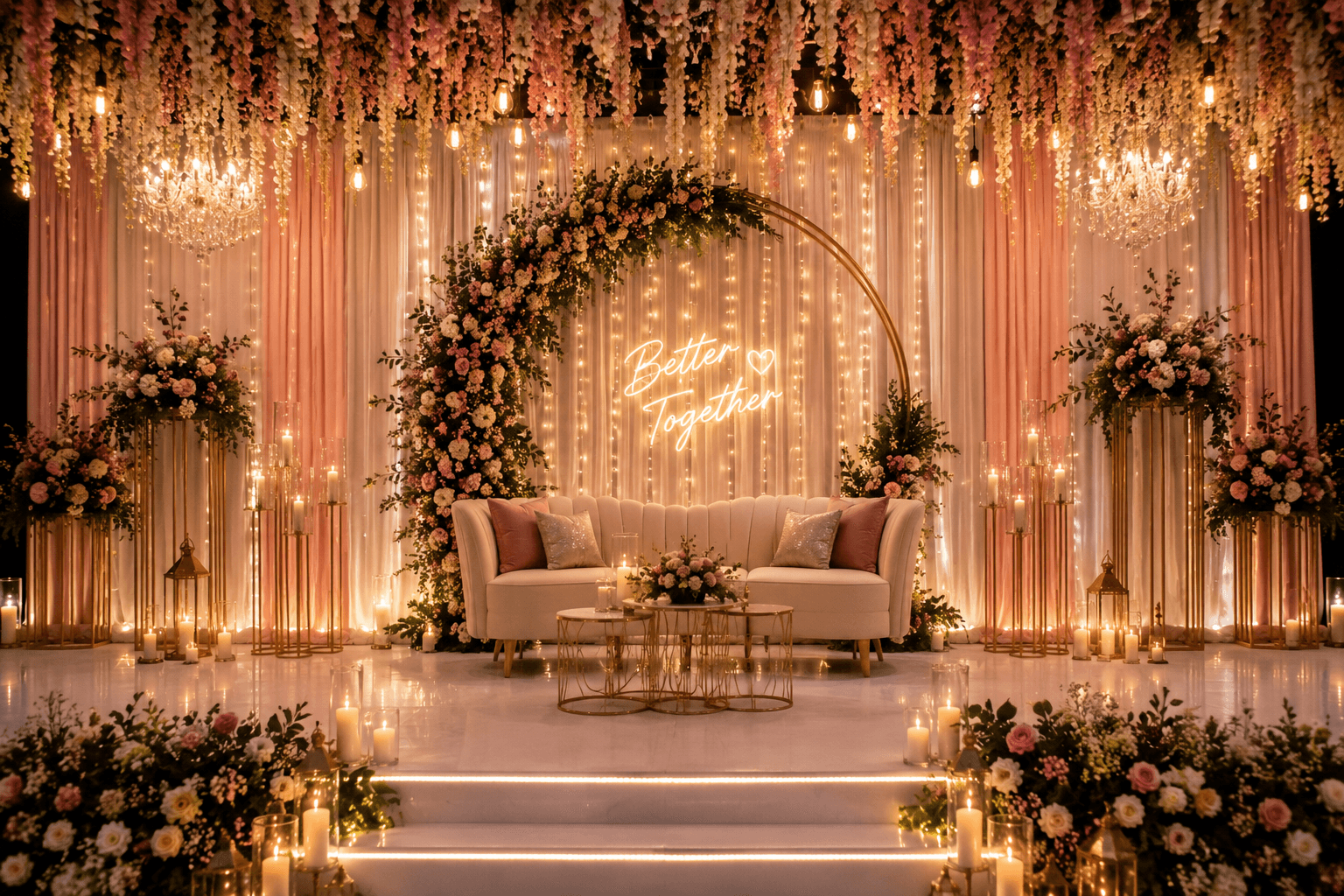 The Buds & Flowers team bringing a celebration to life